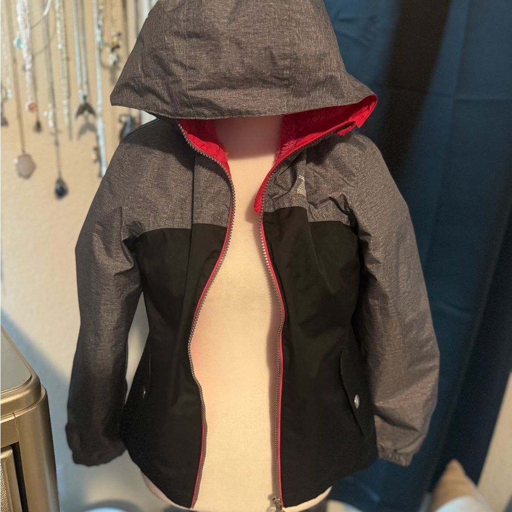 ZeroXposur Black and Gray Raincoat Waterproof Lightweight Design